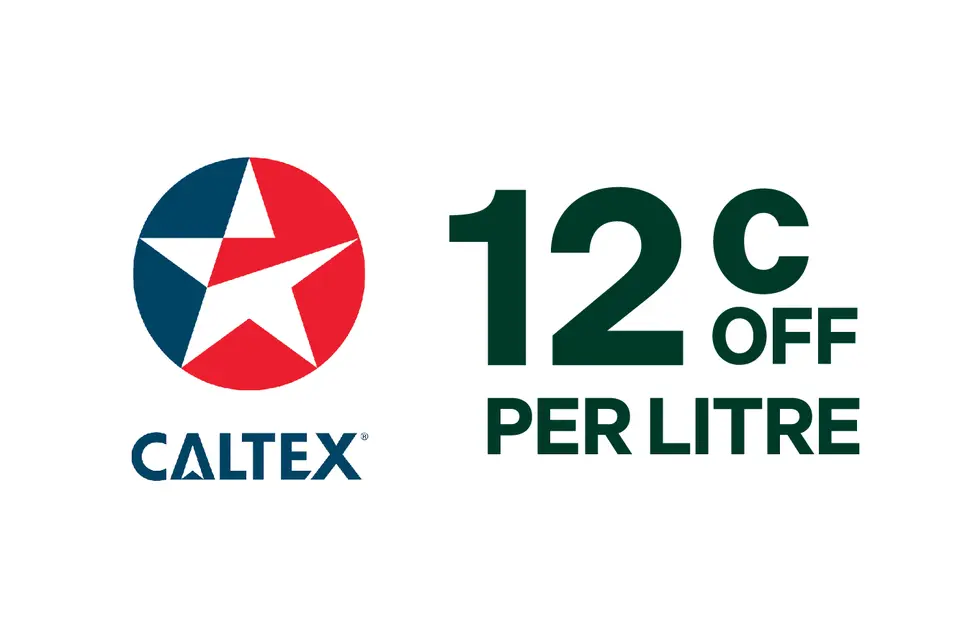 Caltex: 12¢ off per litre