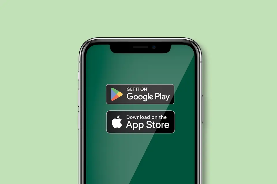 App store and Google Play download buttons