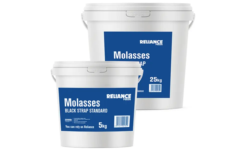 Reliance Black Strap Molasses - 5kg and 25kg buckets