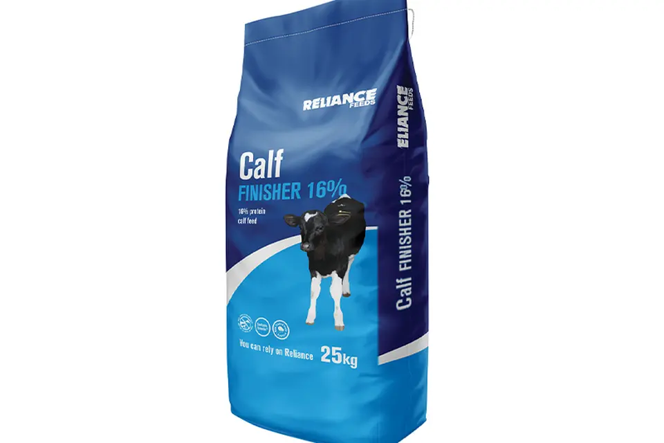 Reliance Calf Finisher 16% - 25kg bag